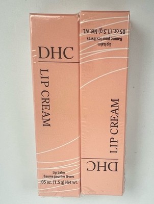DHC Lip Cream Balm - Pack of 2 - SEALED - .05oz Each - Brand New & Sealed