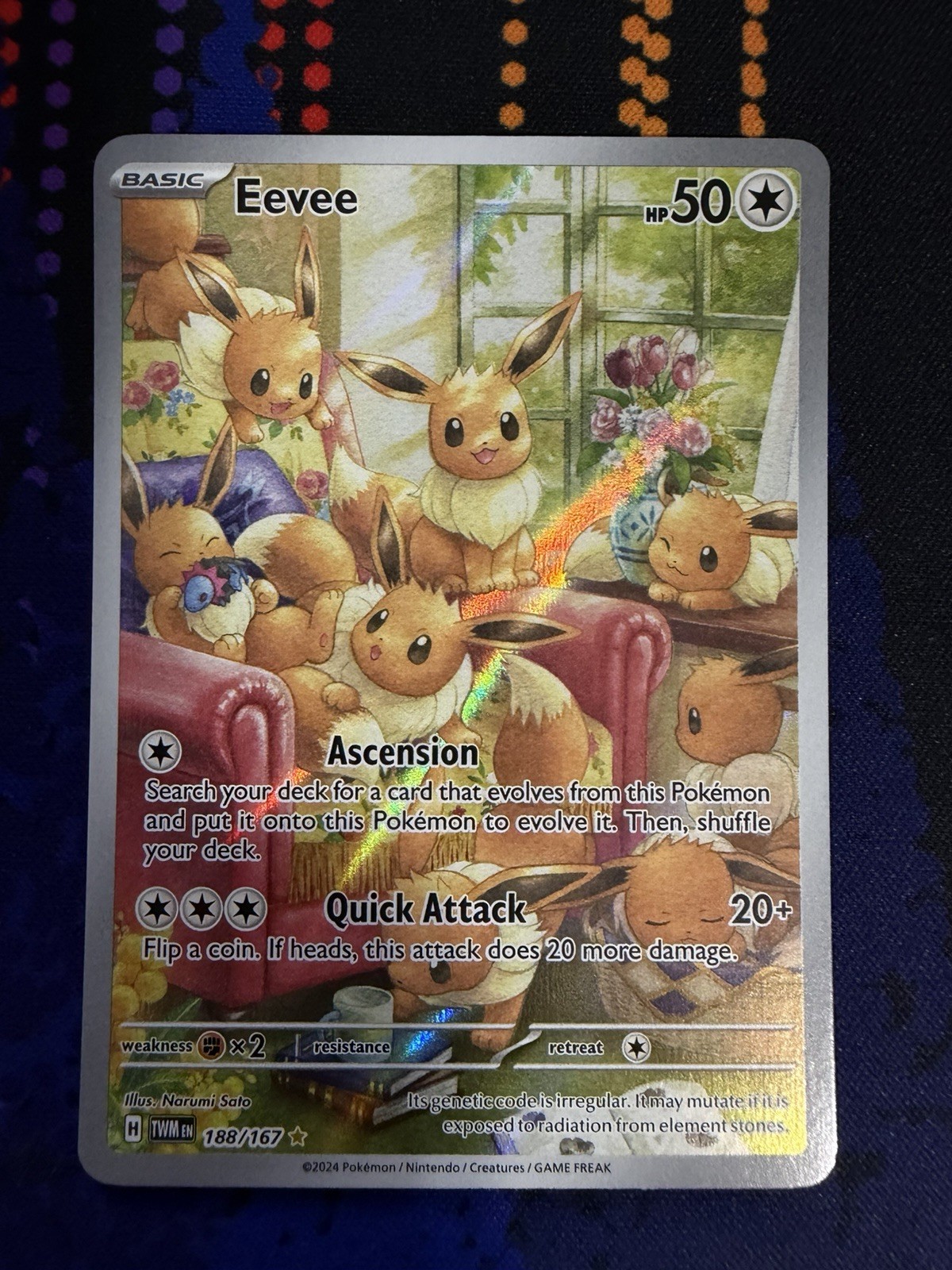 Eevee 188/167 - Pokémon TCG Twilight Masquerade - Near Mint