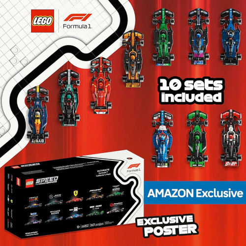 LEGO Speed Champions: Ultimate Formula 1 Collector's Pack - Contains 10 Sets in - Picture 2 of 10