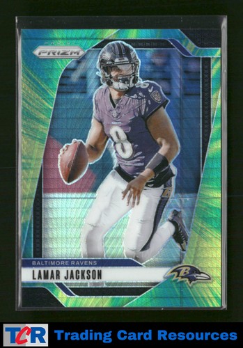 2024 Panini Prizm #19 Lamar Jackson Hyper #/180 - Picture 1 of 2