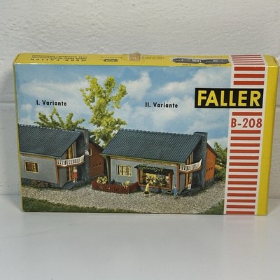 Rare! New! House with Local Shop - HO 1:87 Faller B-208 Building Kit Home Store