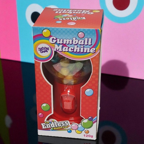 Mini Kaugummiautomat Kaugummispender - Retro Süßes Spielzeug Süßigkeiten Geschenk Rot/Blau - Bild 17 von 19