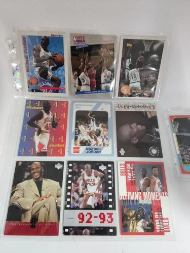 New ListingMichael Jordan 10 Cards  90s Basketball Lot Inserts, Rookies, HOF. 12