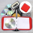 40 Kapazität CD-Aufbewahrungskoffer DVD-Aufbewahrungsmappe Tragbarer