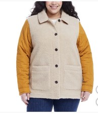 Weatherproof Vintage Ladies' Quilted Mixed Media Jacket Size XXL NWT