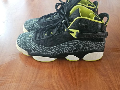 Nike Jordan 6 Ring Venom Green 6.5Y Youth Basketball Shoes Sneakers 323419-033 - Picture 10 of 18
