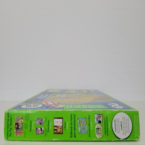 Leapfrog Tag Reading System Set Mappa Interattiva 2 Lati Mappa USA + Lettore Tag - Foto 7 di 20