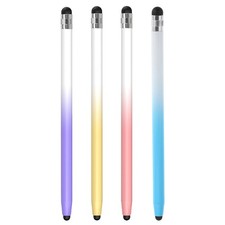 4pcs Silicone Metal Stylus Pens Pencil Shaped Universal Pen for Tablet
