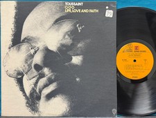 ALLEN TOUSSAINT LIFE, LOVE AND FAITHORIG 1972 LPNEW ORLEANS FUNK-1A/1B