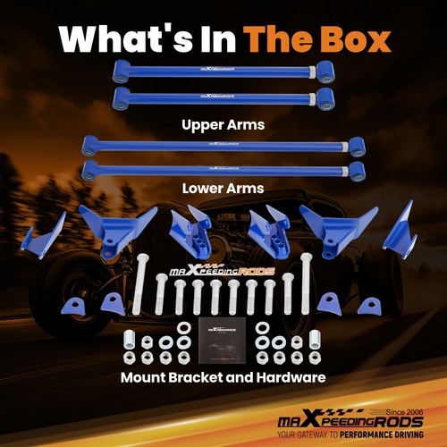 Kit de 4 eslabones triangulados traseros para camionetas Chevy S10 1994-2004 soldadura - Imagen 3 de 17