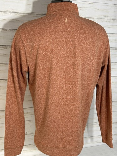 JOHNNIE-O SULLY Ladrillo Naranja Talla GRANDE Hombres Hombres 1/4 Pullover Camisa Golf Suéter - Imagen 7 de 15