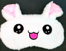 Cute 8" Plush Furry Sleep Mask Blindfold Cover
