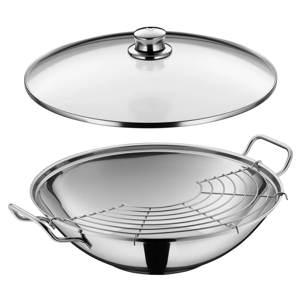 WMF Wok Wokpfanne Taiwan Ø 36 cm Cromargan Edelstahl - Bild 1 von 4