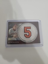 2012 Topps Brooks Robinson Patch Retired Number Commemorative Orioles HOF RN-BR