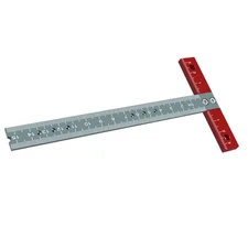 T Square Ruler Aluminium Alloy Metal Woodworking Drawing Crafting Drafting Fit