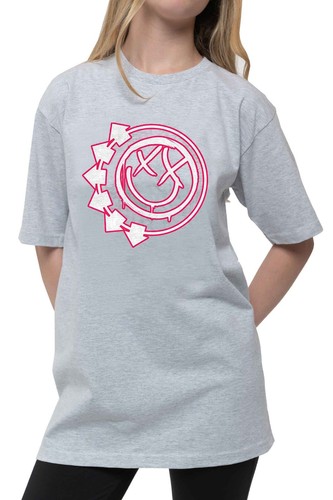 Blink 182 Kids T Shirt Six Arrow Smile new Official Heather Grey Ages 3-14yrs - Imagen 3 de 4
