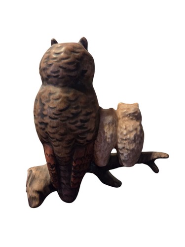 Goebel Porzellanfigur Eulenfamilie Eulen Figuren Vintage Deko Sammler Handbemalt - Bild 4 von 7