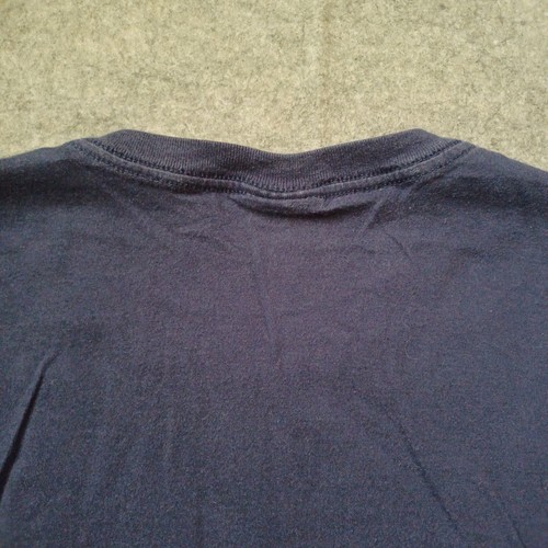 Vtg Polo Ralph Lauren T Shirt Mens L Blue Polo Bear Pocket Long Sleeve 90s USA - Picture 3 of 15