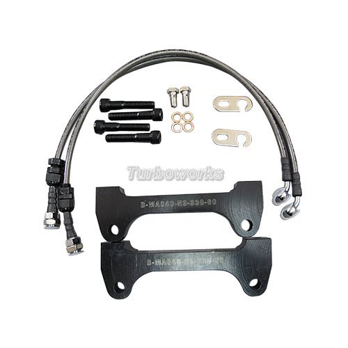 CX Front Big Brake kit BBK 4 Piston Caliper 330x28 Rotor For 05-10 Ford Focus - Foto 2 di 6