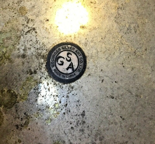 Godinger Silver Art Co Scalloped Wire Handle Grape Vine Leaf Basket - Picture 9 of 12