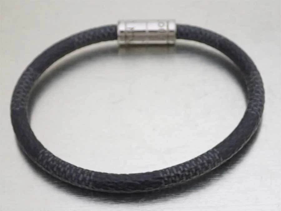 Louis Vuitton Keep It Bracelet Damier Graphite Grey in Coated Canvas with  Silver-tone - US