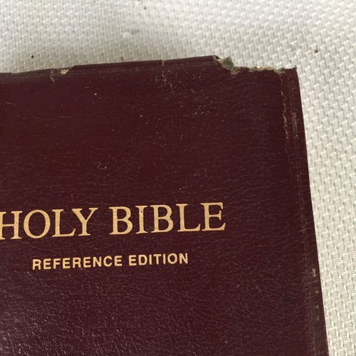 Vintage 1972 Holy Bible Reference Edition Nelson 575BG Maroon Bonded Leather - Picture 7 of 17