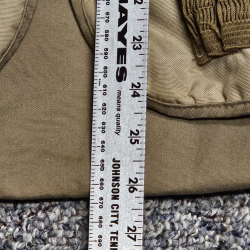 Vintage Columbia Tan Canvas Hunting Vest Men's Size Large Pockets Game Bag - Picture 15 of 20