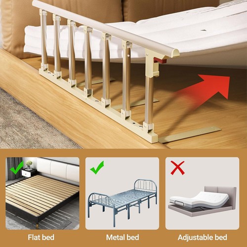 Side Bed Rail for Elderly, 40”×16” Folding Safety Rail for Seniors, by AKIMRABY - Picture 6 of 6