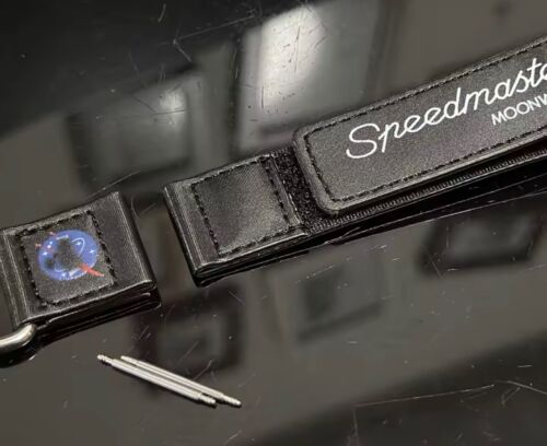 20mm 22mm NASA Watch Strap For Omega Speedmaster MoonWatch Black/Blue/Grey/White - Picture 8 of 11