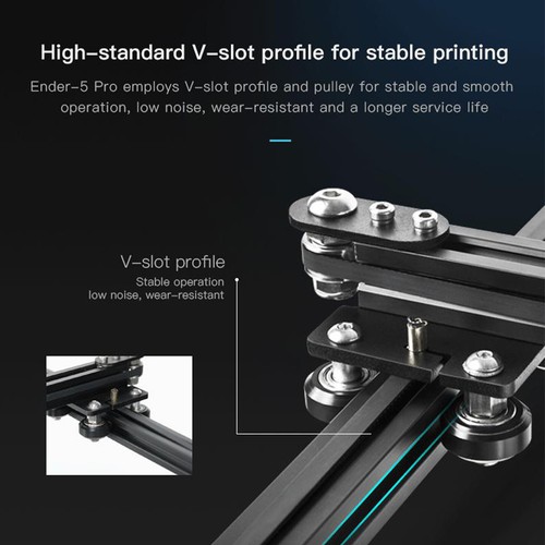 Creality Ender 5 Pro imprimante 3D haute précision kit de bricolage imprimante 3D 220*220*300 mm - Photo 8/12