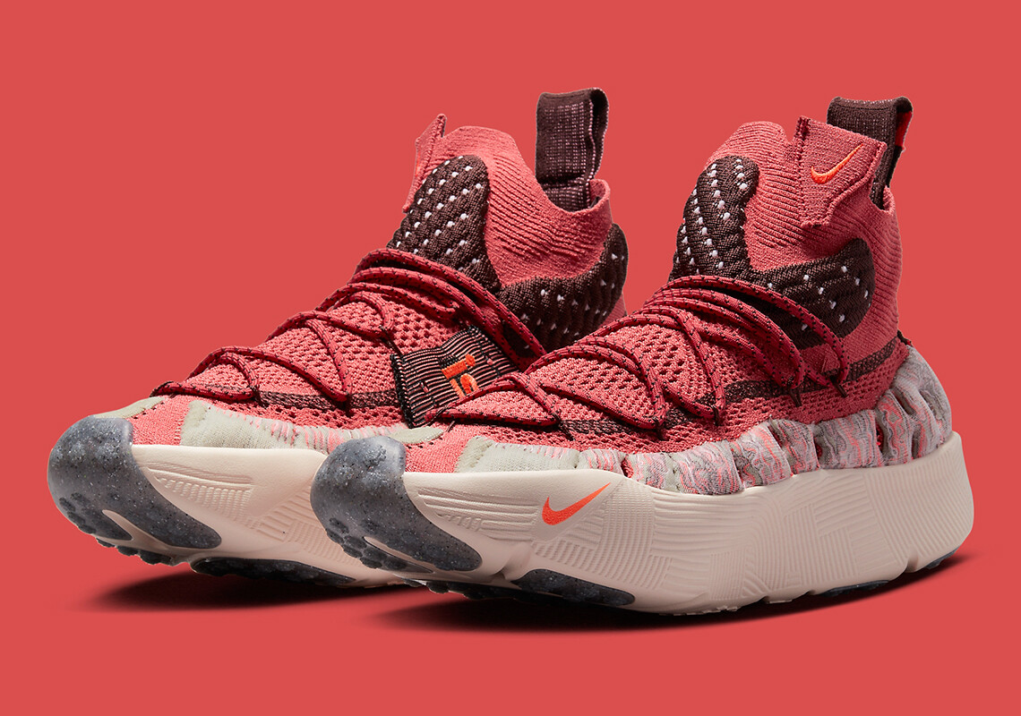 Nike ISPA Sense Flyknit Adobe Ярко-малиновый, красный, черный CW3203-600 sz 10,5 Мужские