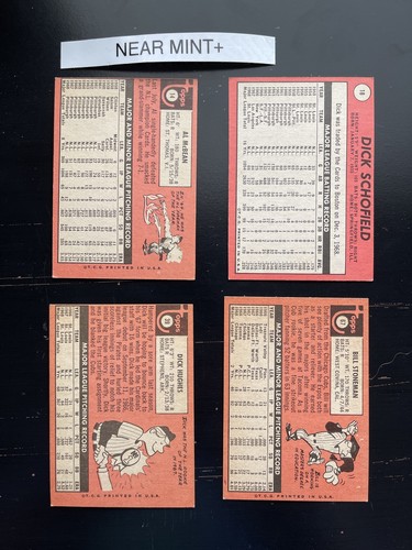 1969 Topps Baseball Cards 276-400 (P-NM) - You Pick - Complete Your Set - 第 3/10 張圖片