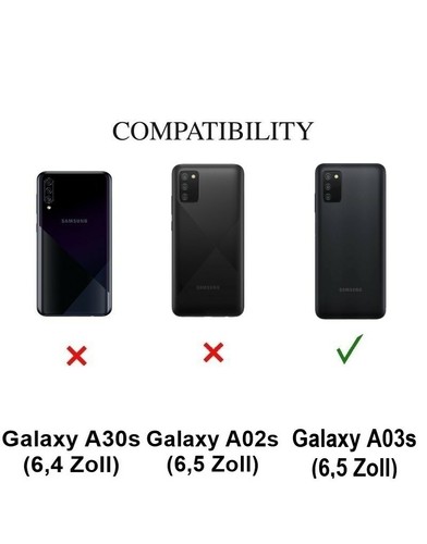 Custodia per cellulare Samsung Galaxy A03s cover flip case custodia protettiva custodia mandala - Foto 10 di 18