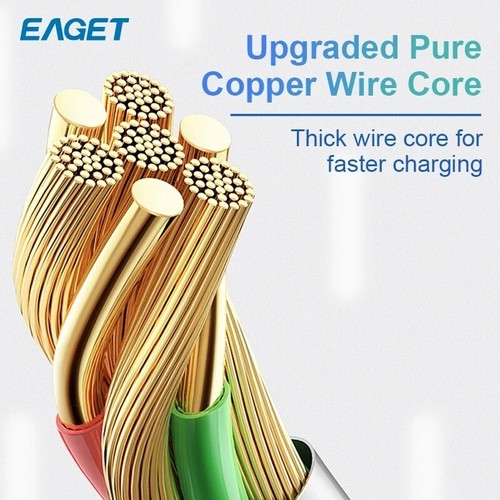 66w USB Type C Cable For iPhone 15 Super Fast USBC Phone Charger Braided Lead - Picture 3 of 9