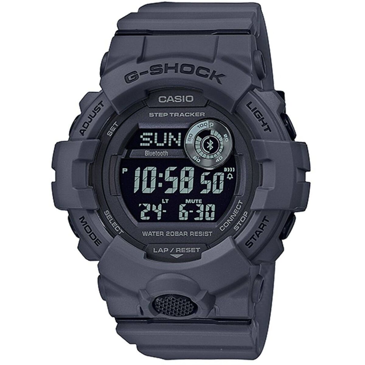 Casio Men's Watch G-Shock G-Squad Grey Digital Dial Resin Casio Men's Watch G-Shock G-Squad Grey Digital Dial Resin