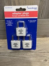 Travelsmart by Conair International Adapter Plugs Europe & Middle East Brand New
