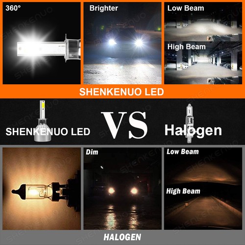 Para Ford EcoSport 2021 6x Bombillas LED haz alto bajo + Kits de luces antiniebla 6000K - Imagen 7 de 15