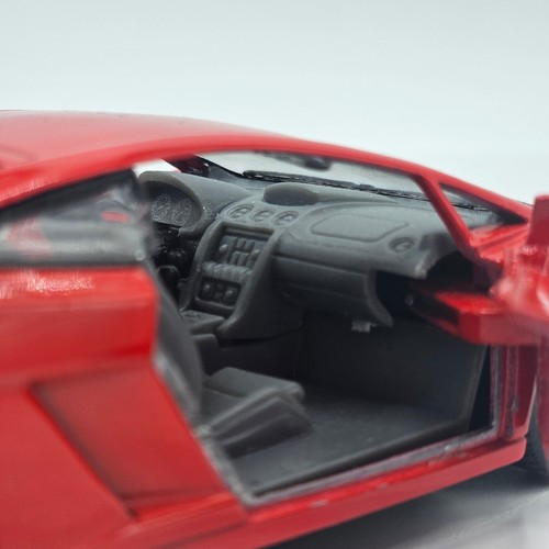 Kinsmart Lamborghini Gallardo Red Pull Back Car 1/32 Scale Moving Doors KT 0598 - Picture 10 of 10