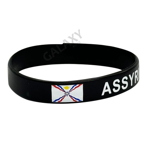 Assyrian Bracelet  / Assyrian Silicone Rubber Bracelet  - Bild 3 von 3