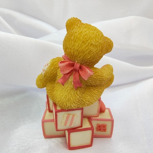 Vintage Cherished Teddies 902969 Figur I Love Hugs Mini Bär Liebesbriefe IOB - Bild 7 von 24