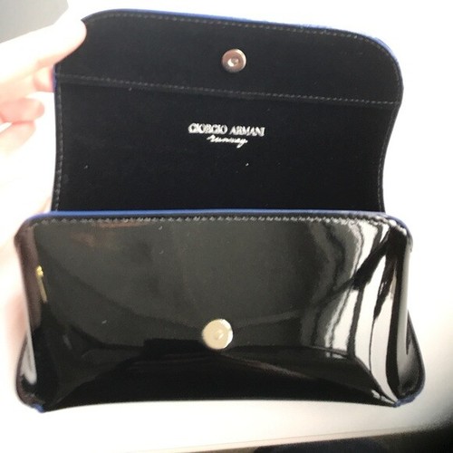New Giorgio Armani Velvet Box Sunglasses Eyeglasses Black Case Limited Edition S - Picture 4 of 4