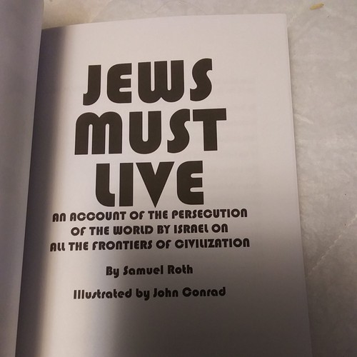 Jews Must Live by Samuel Roth PB 2013 - Picture 5 of 5