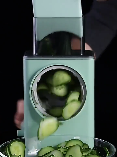 Rotary Cheese Grater, Vegetable Slicer, Cutter for Fruit, Cookie, Oreo, Nuts - Video 1 of 1