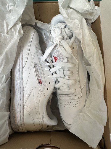 Women's Reebok Club C 85 Athletic Shoes White Light Grey BS7685 Size 6.5 - Picture 6 of 8