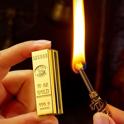 Functional Keychain Lighter Waterproof Refillable 10000 Times Outdoor(No Fuel)