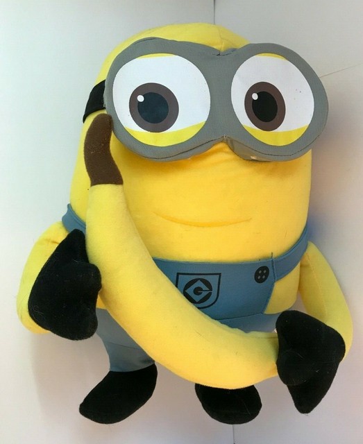 Minion Despicable Me 2 Eyed Holding Banana Dave Toy Plush Large | eBay
