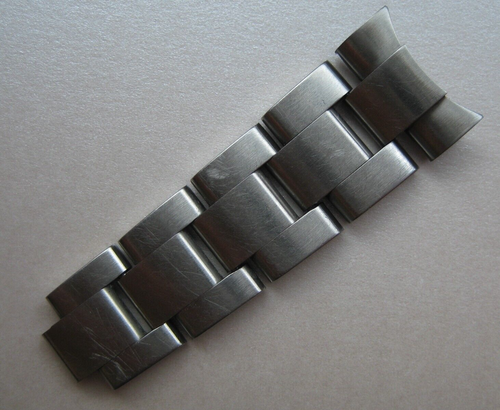 GENUINE ROLEX OYSTER WATCH PART STEEL 16 mm BRACELET 70160 END FITTING & 4 LINKS - Picture 2 of 22