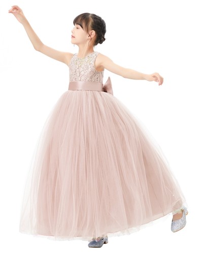 A-Line Flower Girl Dress Special Occasion Dress Birthday Party Dress Ball Gown - Picture 19 of 45