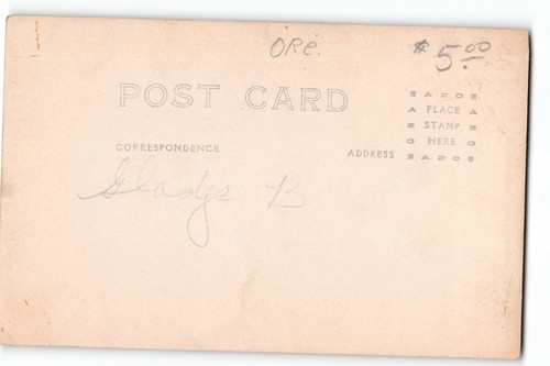 Postal RPPC Eagle Creek Bridge Columbia River Highway Oregon #395 - Imagen 2 de 2