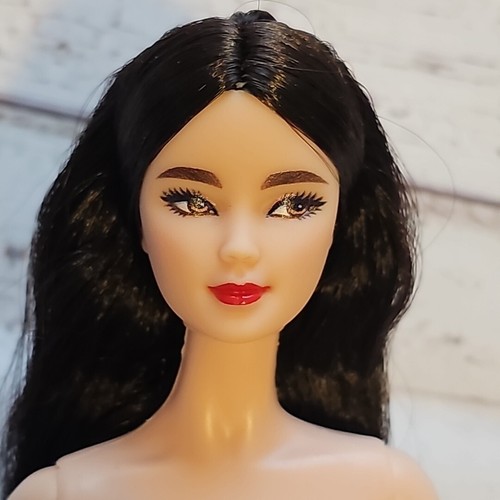 Barbie Lunar New Year NUDE Asian Model Muse Body Doll Raven Dark Hair Mari Face - Picture 13 of 16